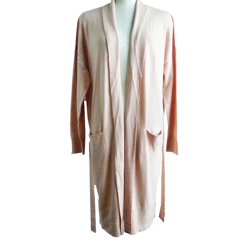 Ladies Pure Colour Front Open Side Slit Style Long Cardigan Long Sleeve Sweater – Sweater and Ladies Sweater price