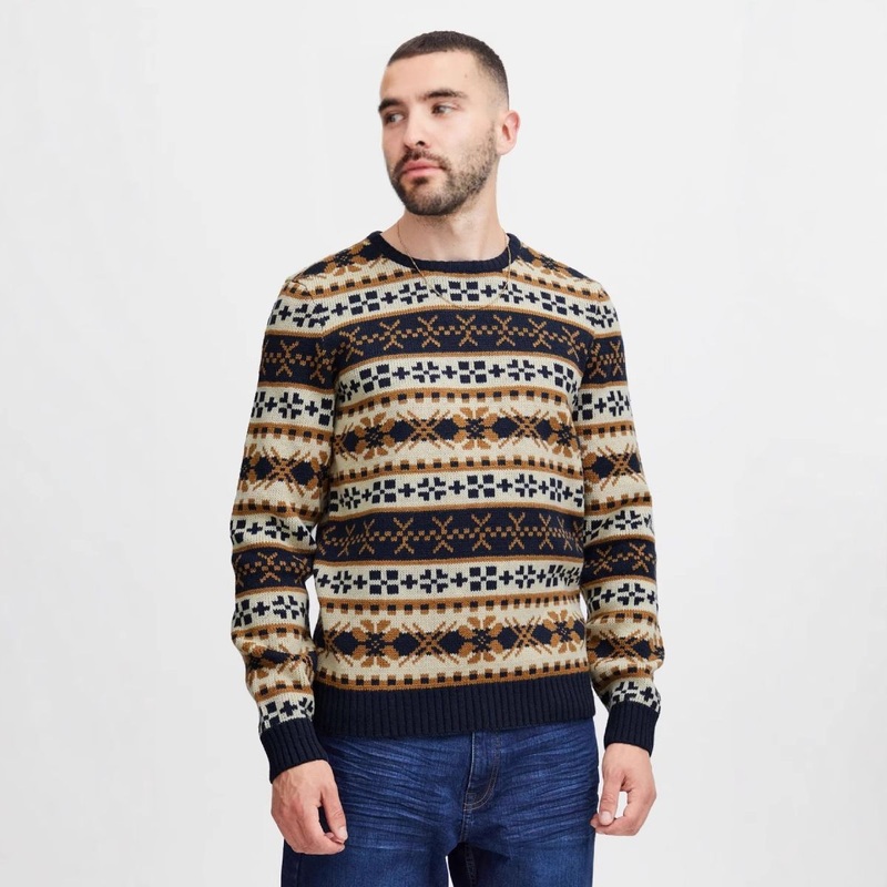 Men Jacquard Knitted Pullover Casual Men Ugly Christmas Sweater – Christmas Sweater and Ugly Christmas Sweater price
