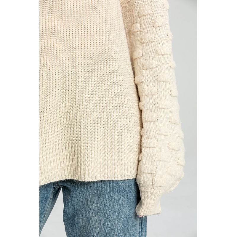 Stylish Long Sleeve Loose Pullover Sweater – Durable Yarn Dye Design – Durable Yarn Design and Stylish Pullover Design price