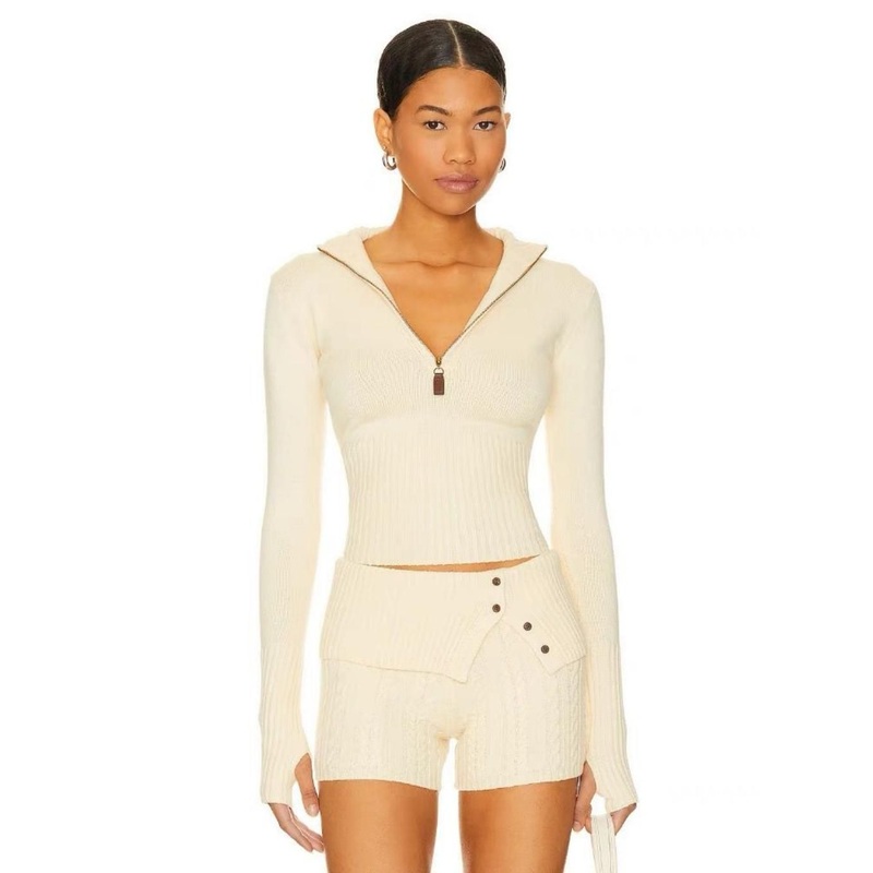 Wholesale Customized Womens Fashion Solid Color Zipper Openning Collar Pull-Over Sweater with Skirt Set – Sweater and Womens Pullover Sweater price|Founded in 1997,Layois a comprehensive group company integrating the import and export bu