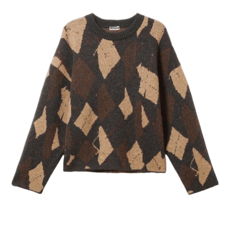 Fashionable Jacquard Drop Shoulder Sweater for Modern Men – Jacquard Men Sweater and Jacquard Sweater price