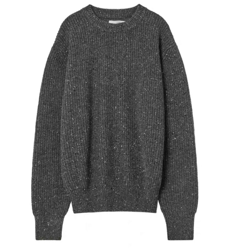 Mens Melange Colourknitted Pullover 1/2 Cardigan Knitted Crewneck Long Sleeve Knitwear – Sweater and Men Sweater price