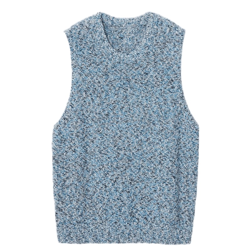 Stylish Multi-Color Blue Knit Summer Tank Sweater for Men – Men Sweater Tank and Multi-Color Sweater price