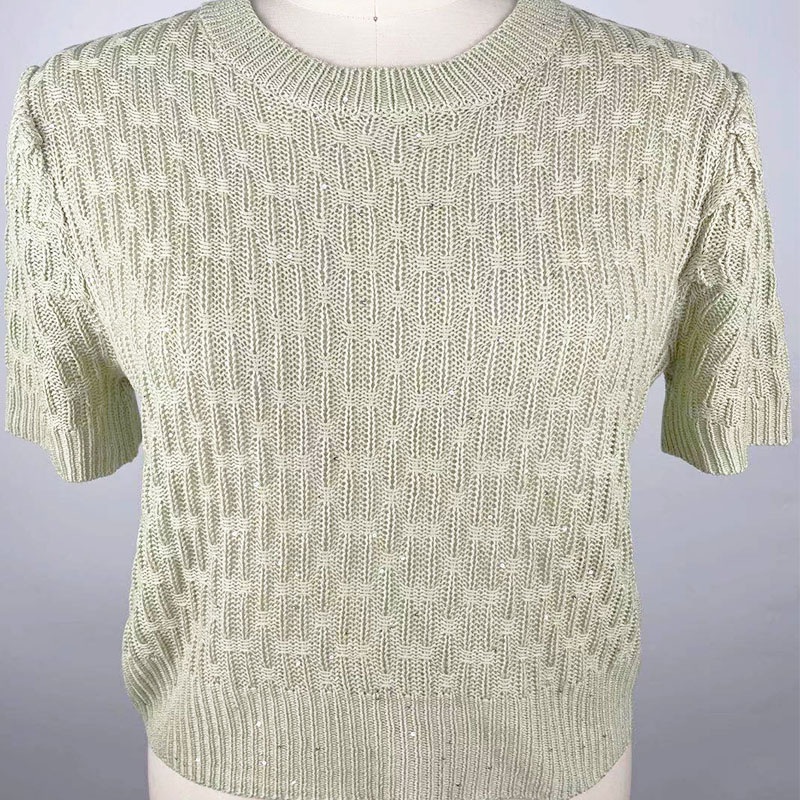 Summer New Fashion Style Ladies Shining Specail Pattern Pullover – Sweater and Ladies Sweater price