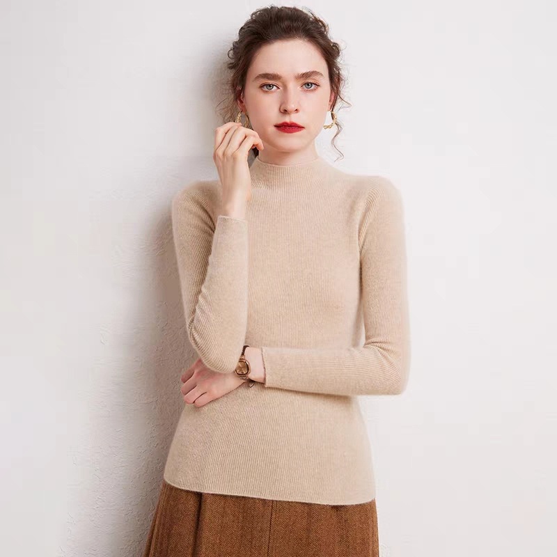 Viscose Turtleneck Knit Sweater, Women Regular Fit Winter Wear, Loose Fit Long Sleeve Knit for Fall – Women Sweater and Turtleneck Women Sweater price
