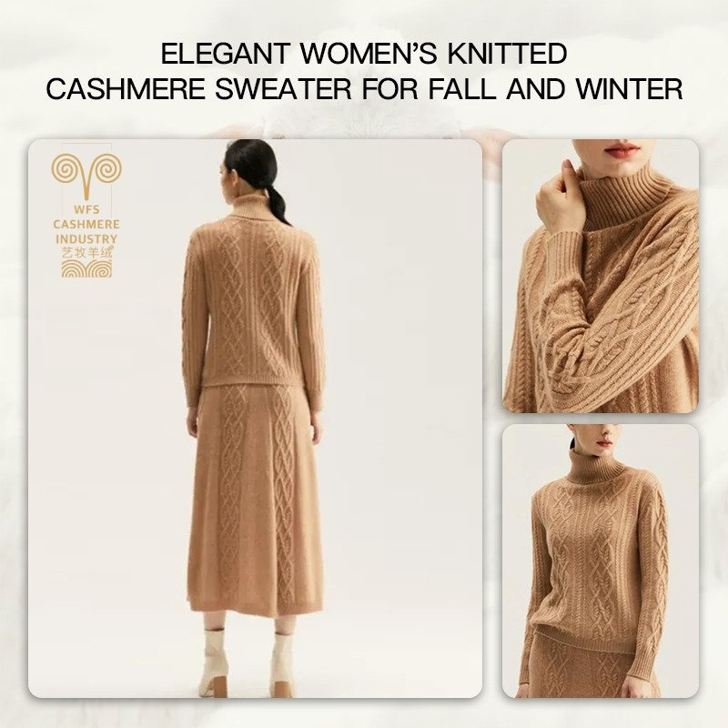 Women Mock Collar Long Sleeve Plus Size Cable Knit Sweaters – Women Pullover and Women Sweater price