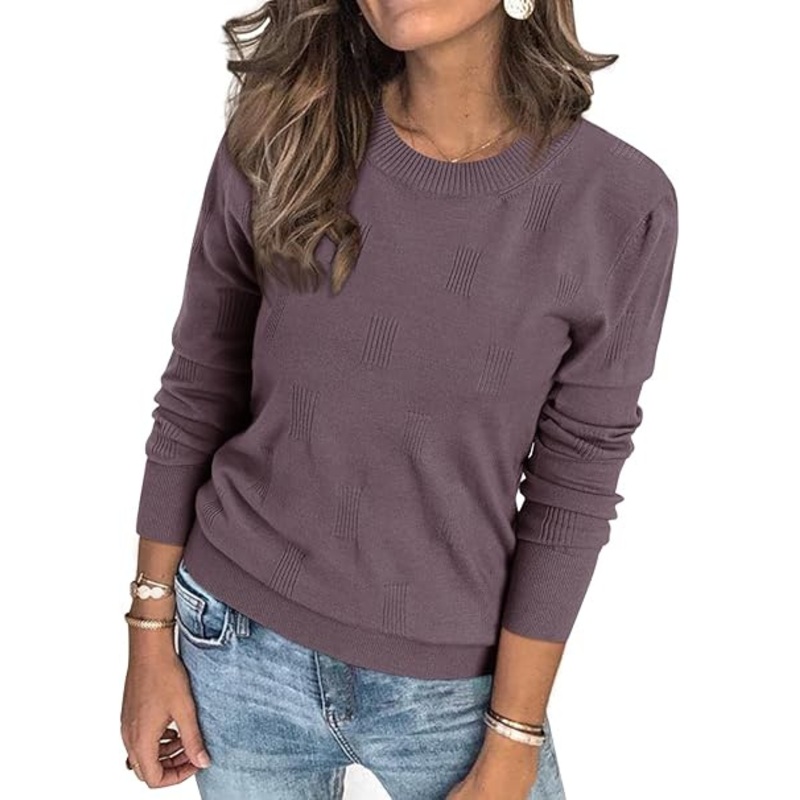 Womens Soft Knit Sweater Casual Pullover Tops – Casual Pullover Tops and Womens Soft Knit Sweater price