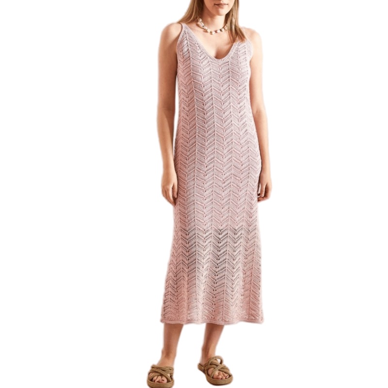Womens Summer MIDI Dress in Soft Pink Strapless Knit – Women Sweater Dress and Strapless Sweater price
