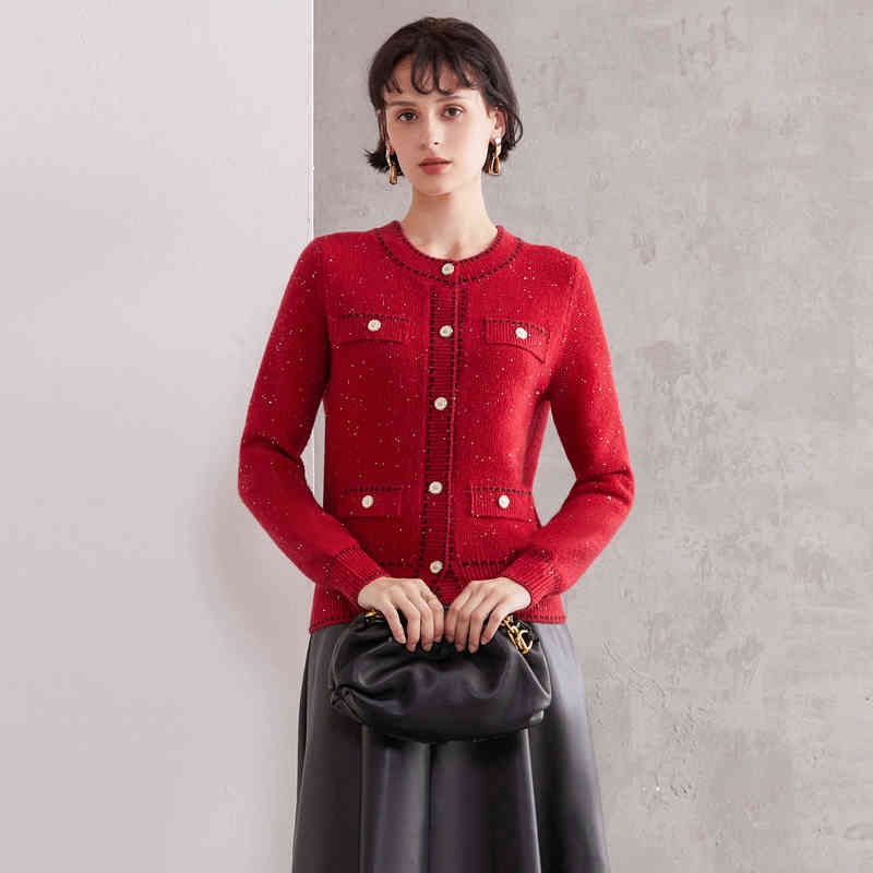 Autumn/Winter Customized Comfortable Women Sweater Pullover Woman Lambs Wool Cardigan Sweater – Lady Cardigan and Women Cardigan price