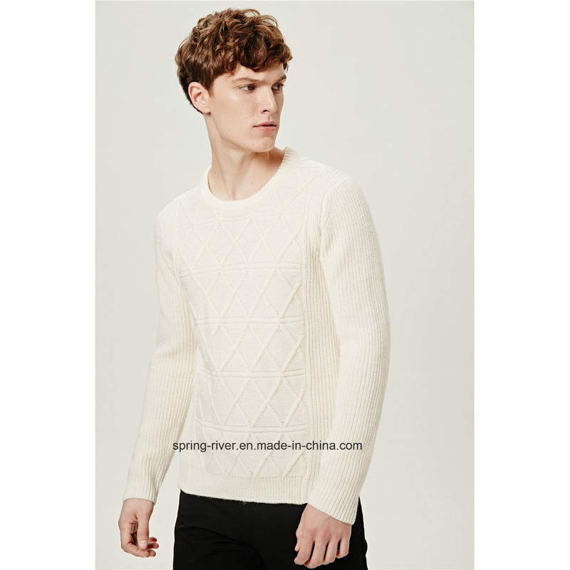 Half Fishmen Rib Round Neck Knitwear for Men – Sweater and Man Sweater price