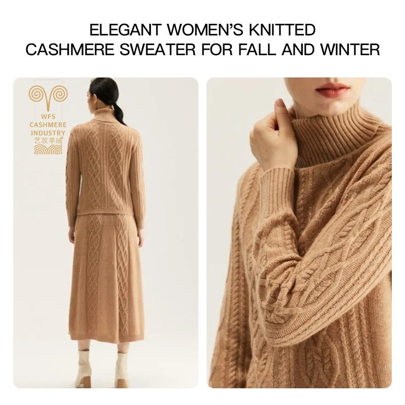 High Quality Autumn Wool Knitted Pullover Hoodie Loose Solid Color Long Sleeve Women Cashmere Rib Hoodie Sweater – Women Pullover and Women Sweater price