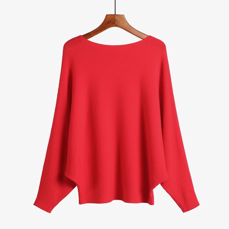 Wholesale Custom OEM ODM Loose Dolman Bat Sleeve Sweater for Woman – Women Sweater and Women Pullover price