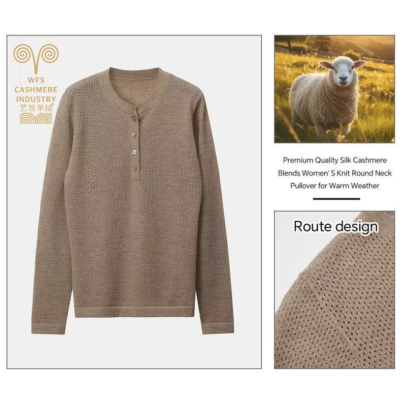 Wholesale Price Luxury Knitted Soft Pullover Coat Warm Long Sleeves Loose Winter Cashmere Blend Custom Women Turtleneck Sweater – Silk Blends Cashmere and Natural Yarns price