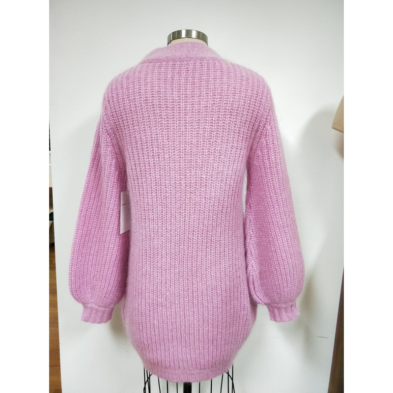 Womens Knitwear Pullover Long Body with Long Puff Sleeve – Knitwear and Clothes price