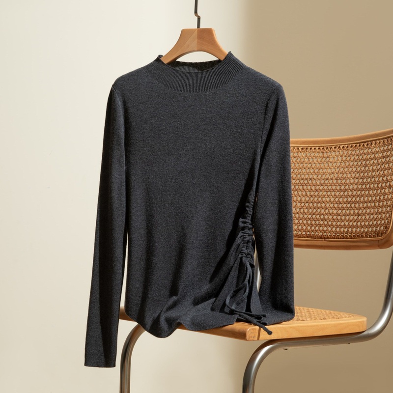 Womens Solid Color Lightweight Sweater for Spring and Fall -100% Wool – Wool Sweater and Womens Sweater price