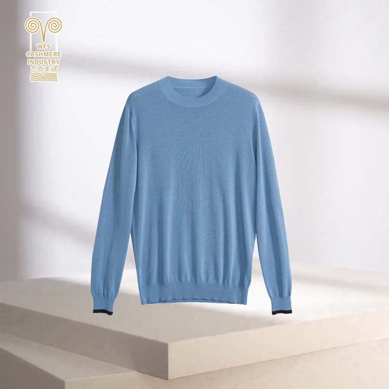 Custom Pullover 100% Pure Cashmere High Neck Half Knit Long Sleeve Sweater Man – Men Sweater and Cashmere Sweater price