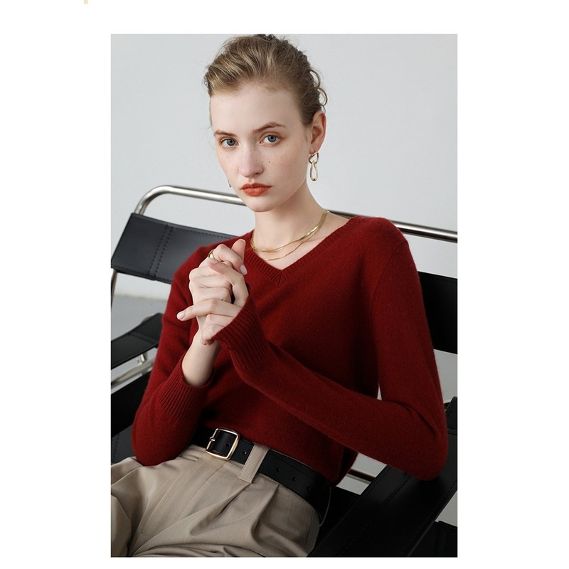 Fashion Knit Tee Spring Summer Women S Long Sleeve Top Breathable Casual Elegant Sweater – Women Sweater and Turtleneck Women Sweater price