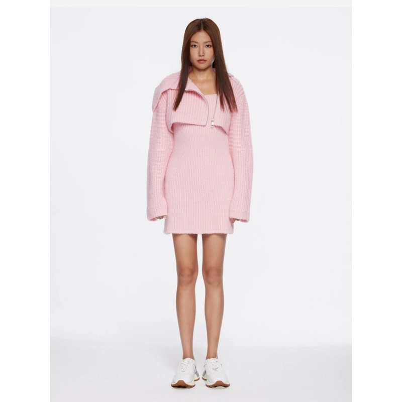 High Quality Customized Women Two Piece Sweater Set Zipper Placket Jacket and Dress Knit Set – Sweater and Womens Pullover Sweater price|Founded in 1997,Layois a comprehensive group company integrating the import and export business, trade,