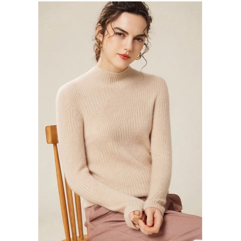 Knitting Women Pullover fashion Classic Unique Knitwear Luxury Pure Cashmere Sweater – Women Sweater and Turtleneck Women Sweater price