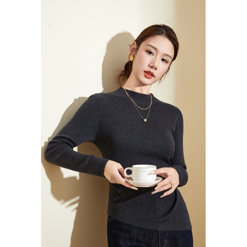 Womens 100% Merino Wool Base Layer Lightweight Jumper Sweater – Wool Sweater and Womens Sweater price