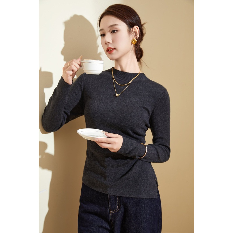 Womens Body-Hugging 100% Merino Wool Premium Lightweight Sweater – Wool Sweater and Womens Sweater price