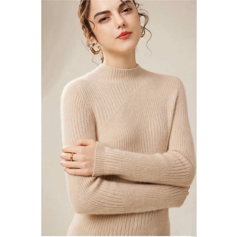 Autumn Winter Fashion Knitwear Clothes Women Crew-Neck Knitting Pullover Sweater – Women Sweater and Turtleneck Women Sweater price