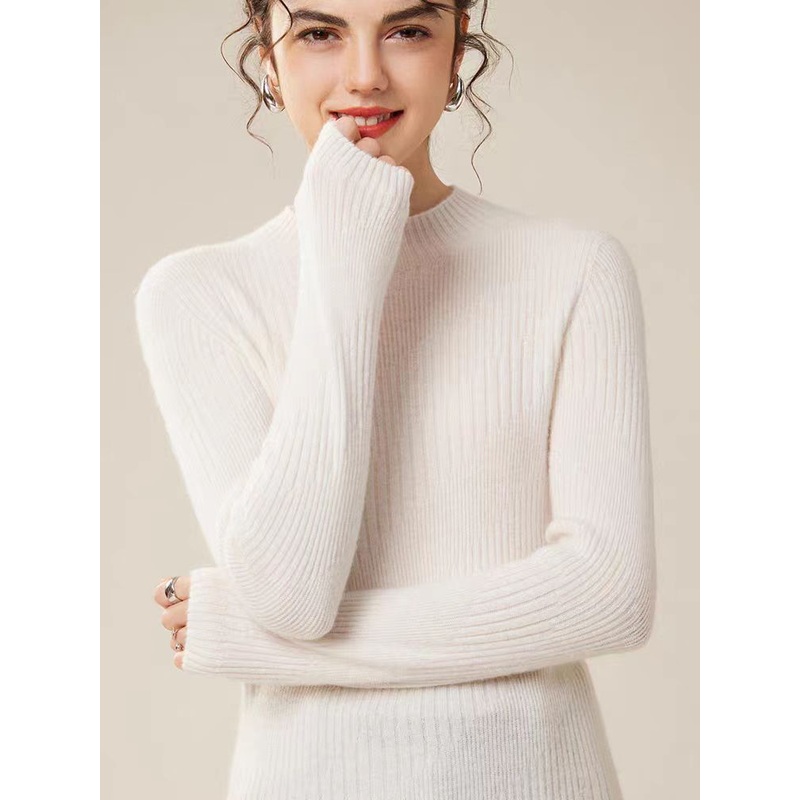 Factory Wholesale Custom Women Cashmere Knitted Pullover Knitwear Ladies Turtleneck Collar Tops Sweater – Women Sweater and Turtleneck Women Sweater price