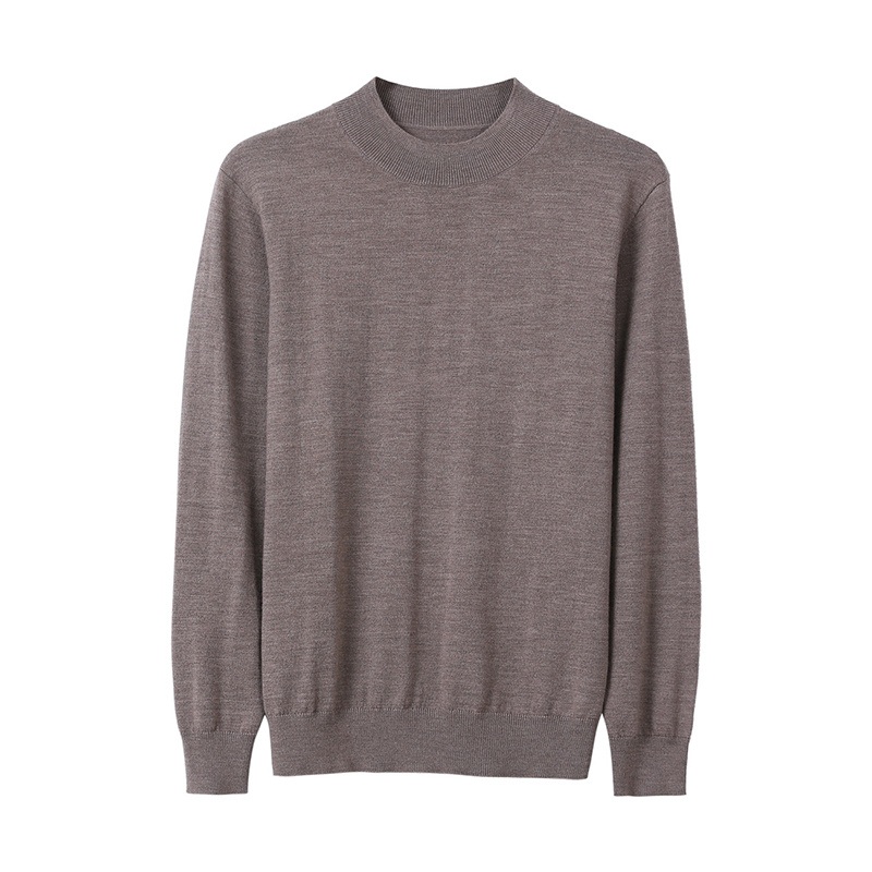Mens Classic Fashion 100% Organic Extrafine Merino Wool Half Turtleneck Jumper Sweater – Sweater and Men Sweater price