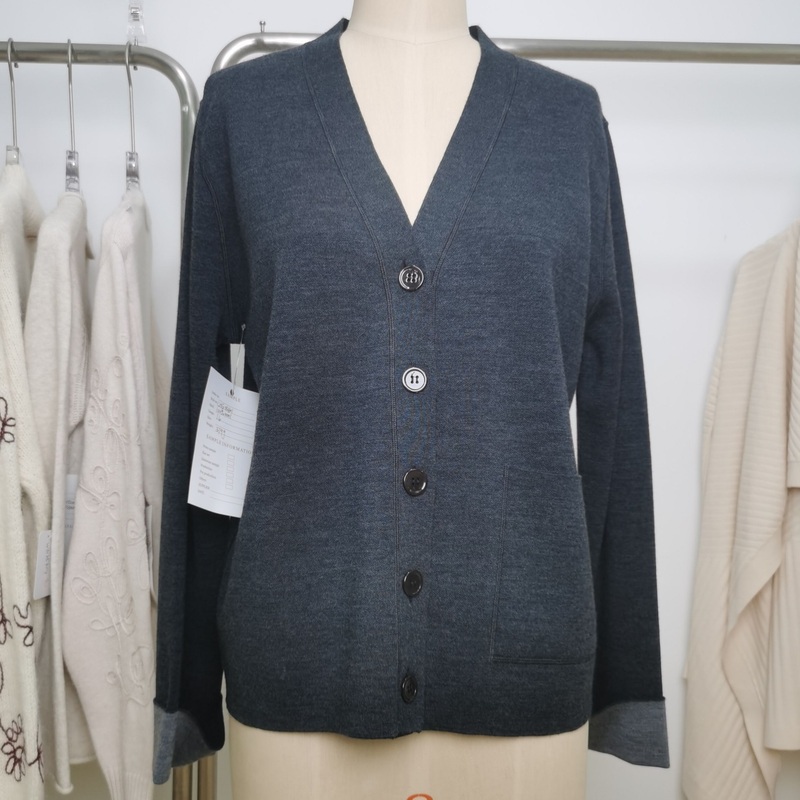 Premium Womens Cardigan Sweater 100% Wool Gray – Wool Sweater and Womens Sweater price