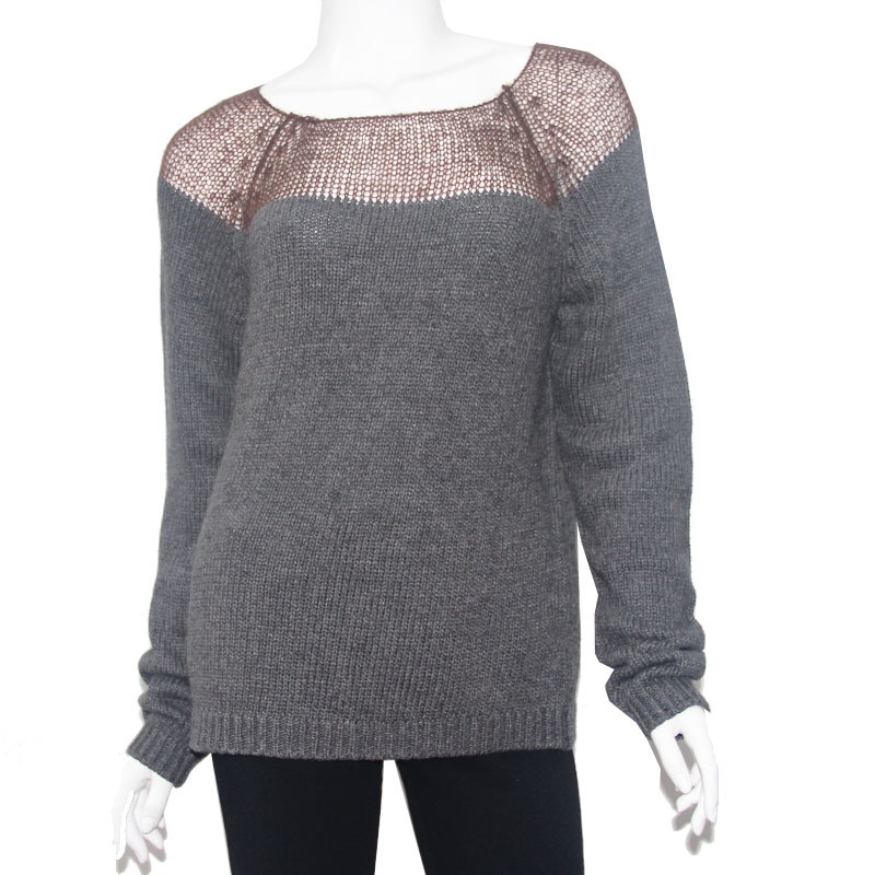 Special Joint Spring and Autumn Ladies Knitted Pullover Women Knitting Long Sleeve Round Neck Sweater OEM Service – Sweater and Ladies Sweater price