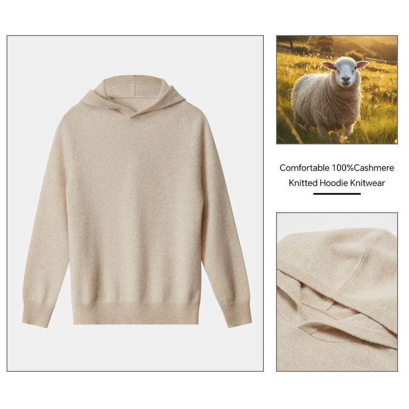 Autumn New Arrival Long Sleeve Jumper Short Solid Cable Knit Hoodie Women Sweater Pullover – Hoodie and Knitted Hoodie price