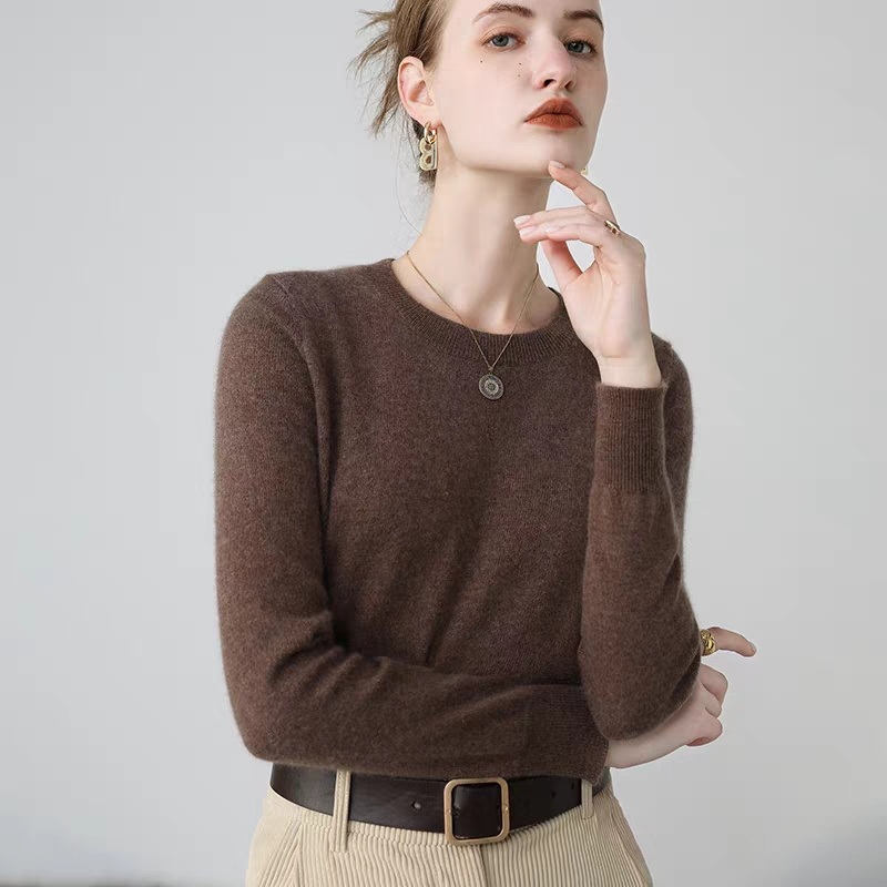 Casual Color Sweater Women Slim Fit Long Sleeve Knit Top Chic Pullover – Women Sweater and Turtleneck Women Sweater price