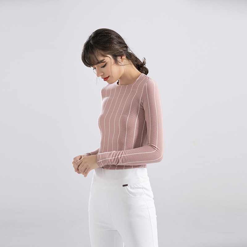 Cozy Womens Striped Sweater – Yarn Dyed Pullover with Anti Pilling Feature – Cozy Pullover and Striped Pullover price