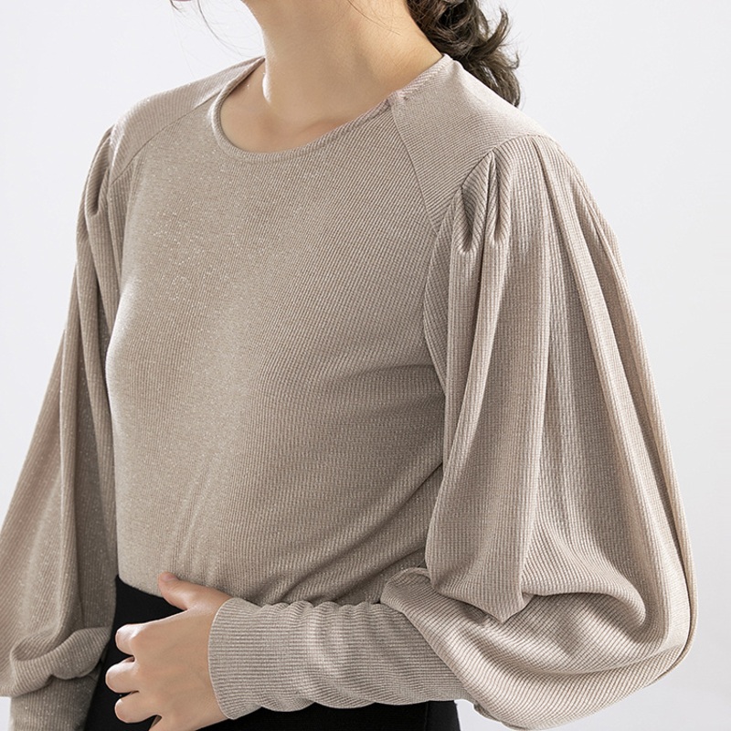 Elegant Womens Pullover Sweater with Lantern Sleeves – Durable Fabric – Elegant Sweater and Lantern Sleeves Sweater price