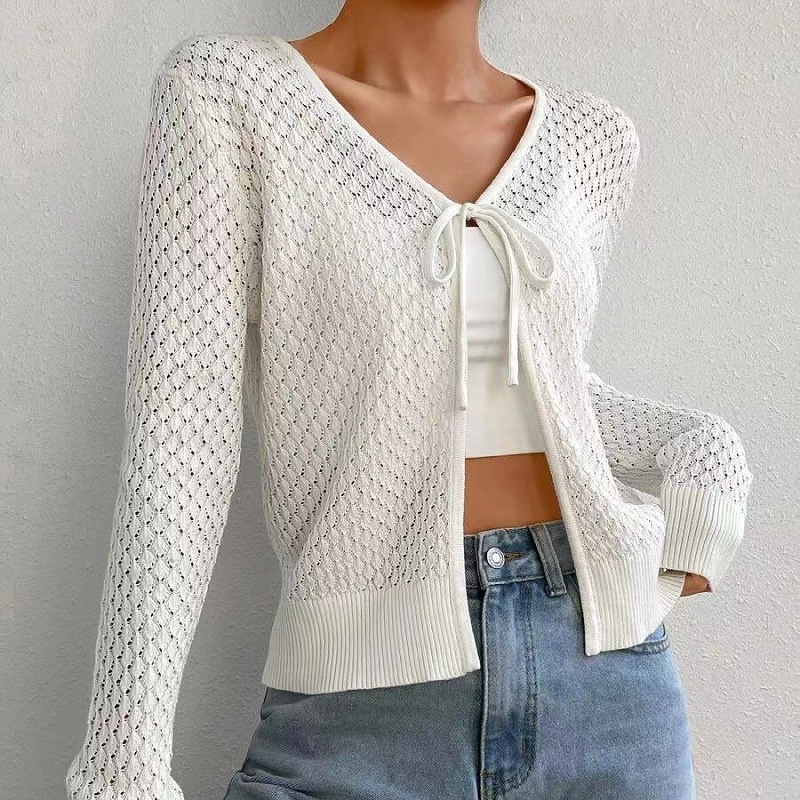 High Quality Fashion Winter Spring Western Crochet Sweater Knitwear Cardigan for Lady – Western Crochet Sweater Cardigan for Lady and Women Cardigan price