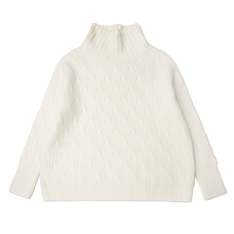 Luxury Pure Cashmere Sweater Knitting Women Turtule Neck Pullover Elegant Oversize Knitwear Premium Cashmere Pullover – Knitwear and Cashmere Sweater price