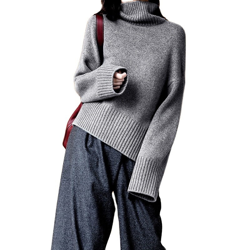 Square Fonda Knitted Cashmere Sweater Pullover Turtleneck Warm Sweater for Women. – Turtleneck Warm Sweater and Cashmere Sweater Pullover price