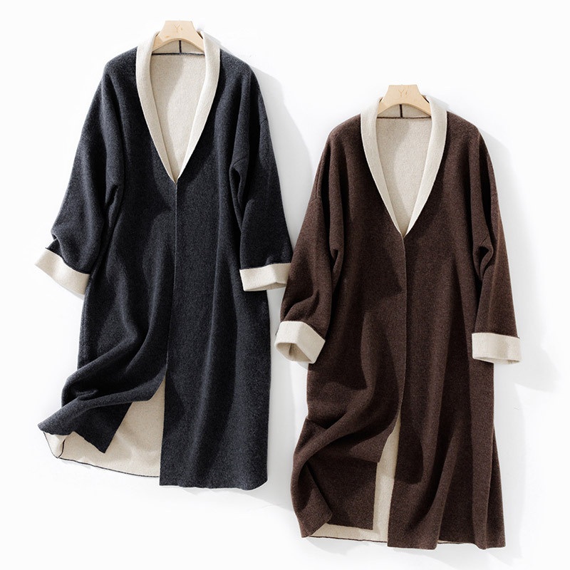 Wholesale Breathable Autumn Winter Luxury Knitted Ladies Long Sleeve Belted Maxi Long Cardigan – Wholesale Belted Maxi Long Cardigan for Ladies and Women Cardigan price
