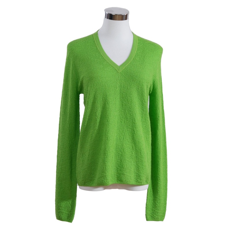 Womens 188g 100% Merino Wool Neon Green Lightweight V-Neck Long Sleeve Sweater – Pullover Sweater and Womens Sweater price