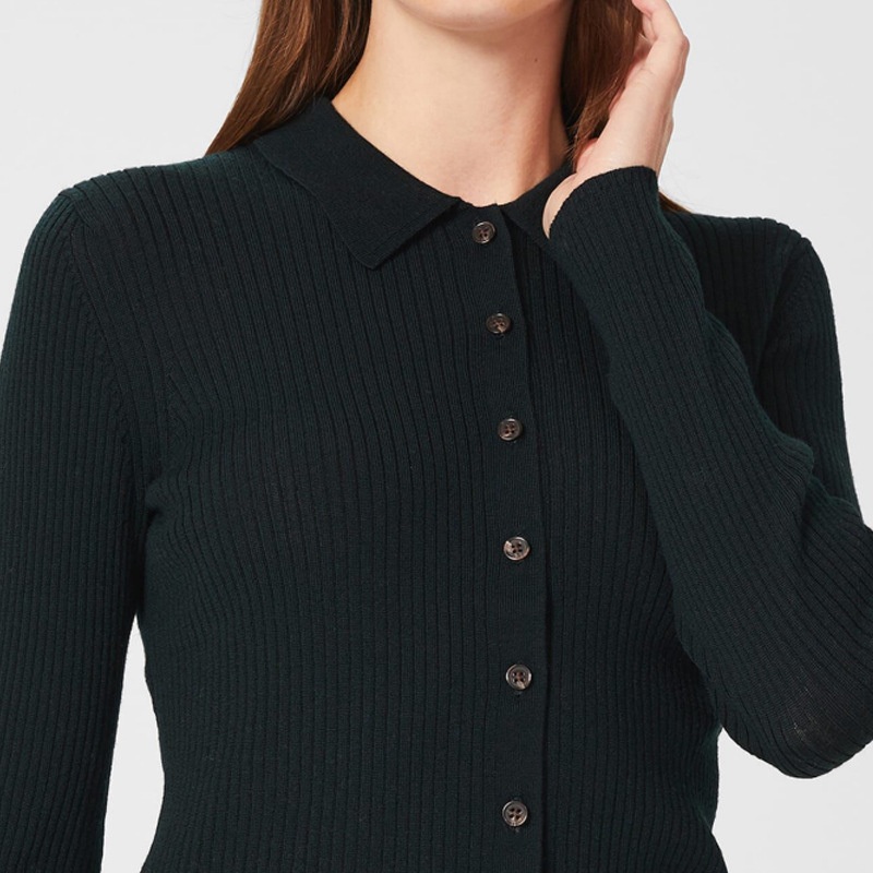 Womens Cashmere Winter Casual Fashion Round Neck Folded Collar Button Cardigan Top Sweater – Everyday Clothing and Lady Garments price