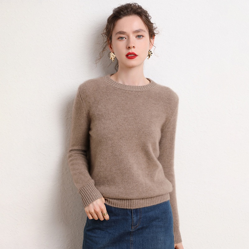 Autumn & Winter New Cashmere Fashionable Soft & Comfortable Knitted Sweater for Lady – Everyday Clothing and Womens Garments price