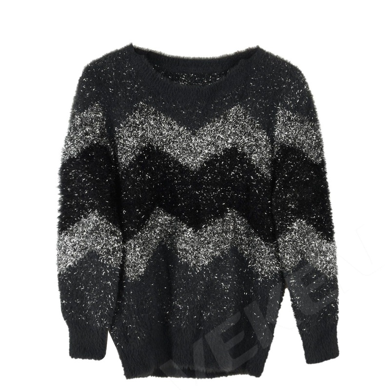 Colorfast Vibrant Hue Long Lasting Color Women Knitted Pullover Sweater – Sweater and Knitted Sweater price|Can Be Customized
