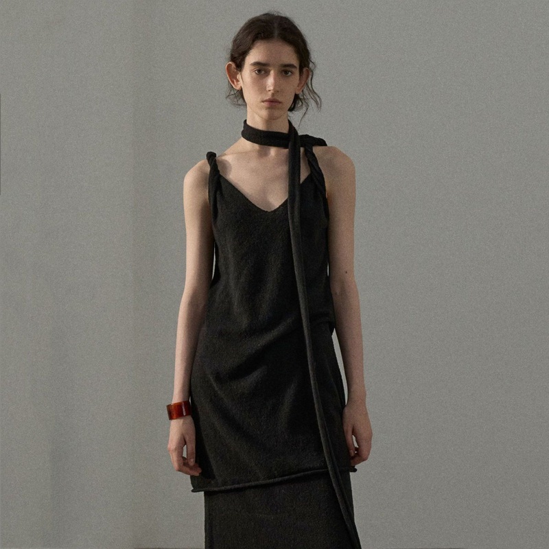 Factory Customization Stylish V-Neck Wool Vest Featuring Unique Twisted Straps – V Neck Wool Vest and High Quality Wool Vest price