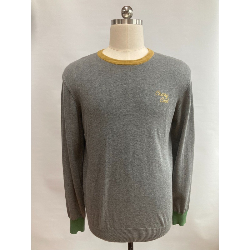 Mens Sweater Contrast Colors Round Neck Sweater Knitting Garment Pullover – China Sweater and Sweater Apparel price