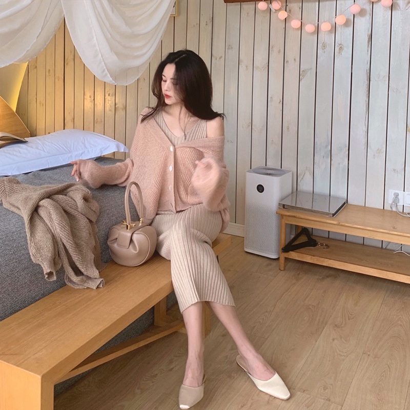 New Knitted Cardigan Sweater Womens Loose Top Outerwear Shawl – Ladies Sweater and Crochet Sweater price