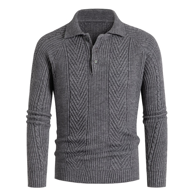 Wholesale New Design Winter Sweater High Quality European and American Thickened Button Sweater Streetwear Soft Fashion Sweater for Men – Sweaters for Men and Knitted Sweater Men price|<span><span><span><span><span><span><span><span><span><span><span><spa