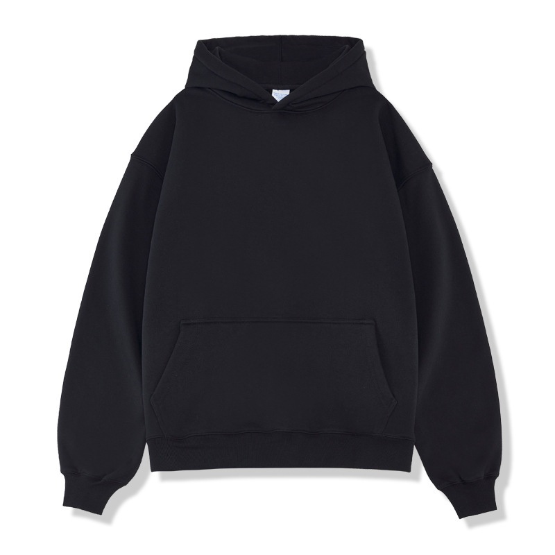 Wholesale Solid Color Fleece Hoodie 380g Thick Loose Unisex Loose High Quality – Custom Hoodie and Unisex Clothing price