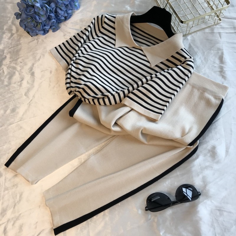 Women Knitwear 2 Piece Sweater Set High Quality Short Sleeve Sweater Set for Women Custom Oversized Knit Sweater Set – Knit Sweater Set and Short-Sleeved Sweater price|<span><span><span><span><span><span><span><span><span><span><span><span><span><span><sp