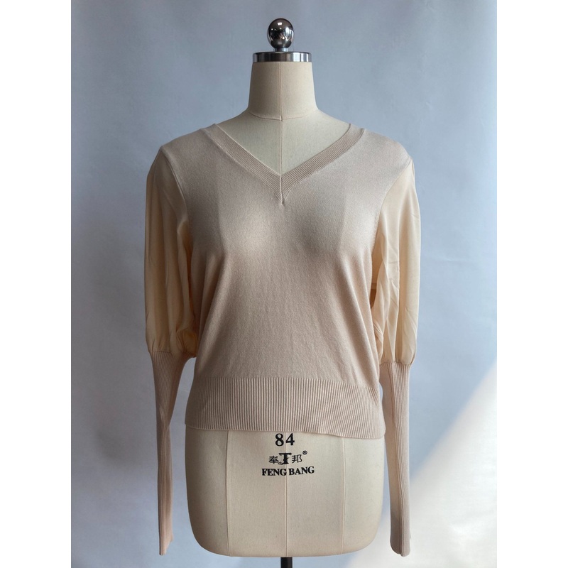 Women S Sweater V-Neck Long Sleeved Knitted Sweater – Ladies Sweater and Pullover Sweater price