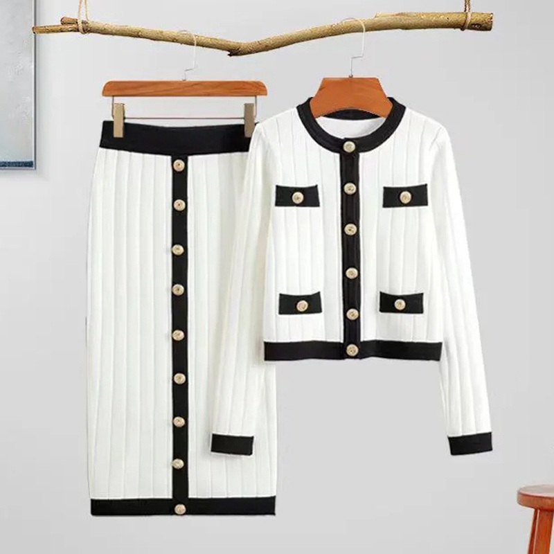 Autumn Solid Color Knitted Sexy Sweater Dress Suit Fashionable Knitted Cardigan with Skirt Two Piece Set for Women – Knitted Sweater and Womens Sweater Set price|<span><span><span><span><span><span><span><span><span><span><span><span><span><span><span>